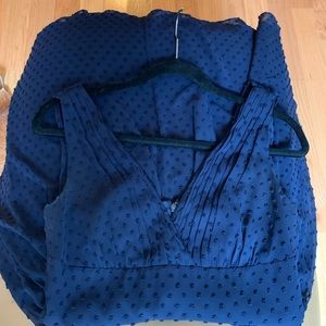 J crew blue dress size 2 lightweight lace!